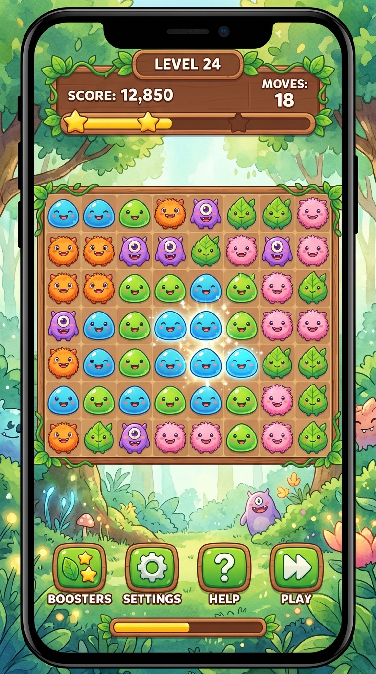 Forest Monsters Match